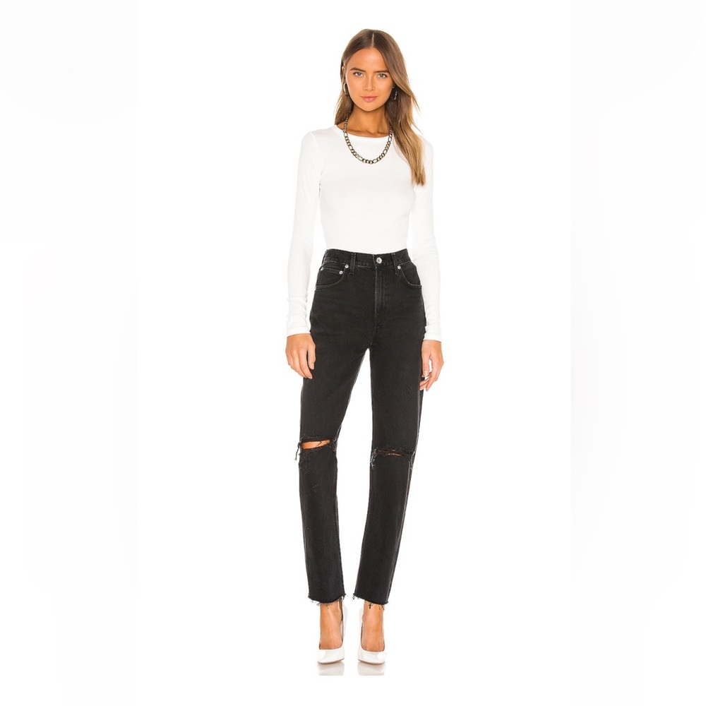 Cherie High Rise Straight by Agolde